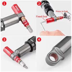 Herramienta para instalación y extracción de bujes Muqzi para amortiguadores KROXNE - 7  