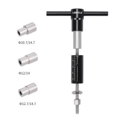 Instalar e remover casquilhos ou rolamentos de pressão fabricados pela Lebycle em alumínio e metal KROXNE - 1  