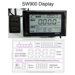 Elektrisk sykkelkonverteringssett kontroller 48v 1000w motor 26, 27,5 og 29" KROXNE - 4  