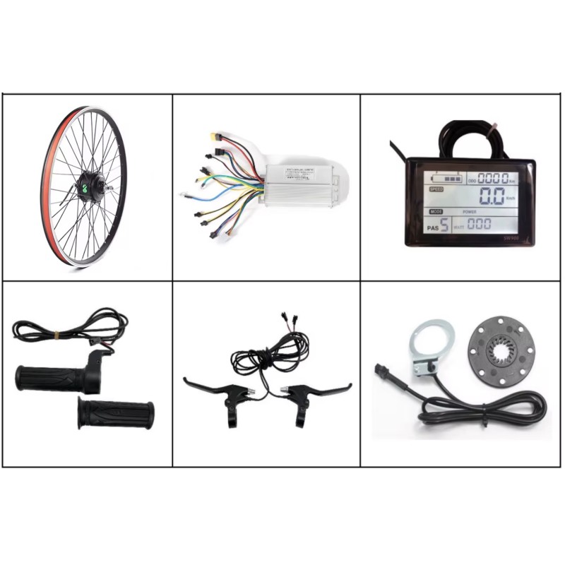 Electric Bike Conversion Kit with 36v 350w Front Motor 20, 26, 27.5, 28, 29", 700cc KROXNE - 4  