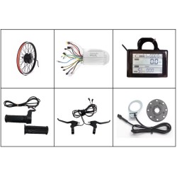 Electric bike conversion kit with 36v 350w rear motor for 20, 26, 27.5, 28, 29", 700cc KROXNE - 1  