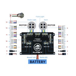 Flipsky FT85bd ESC-kontroller med aluminiumskoffert for elektrisk skateboard, sykkel, scooter eller motorsykkel KROXNE - 6  