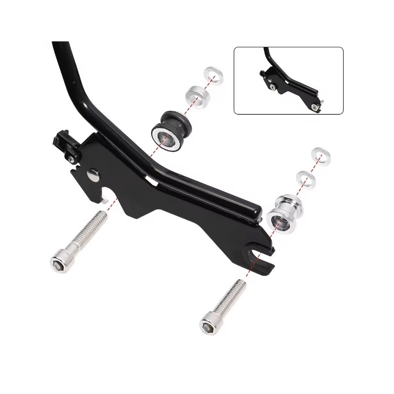 Kit de acoplamiento desmontable para Harley Street Bob FXBB Deluxe Heritage Deluxe  Softail 2018-2024 KROXNE - 1  