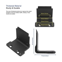 Modificirana odebeljena aluminijasta pregrada proti trku za Dualtron Thunder, Victor, Achilles, DT3 Minimotors - 14  