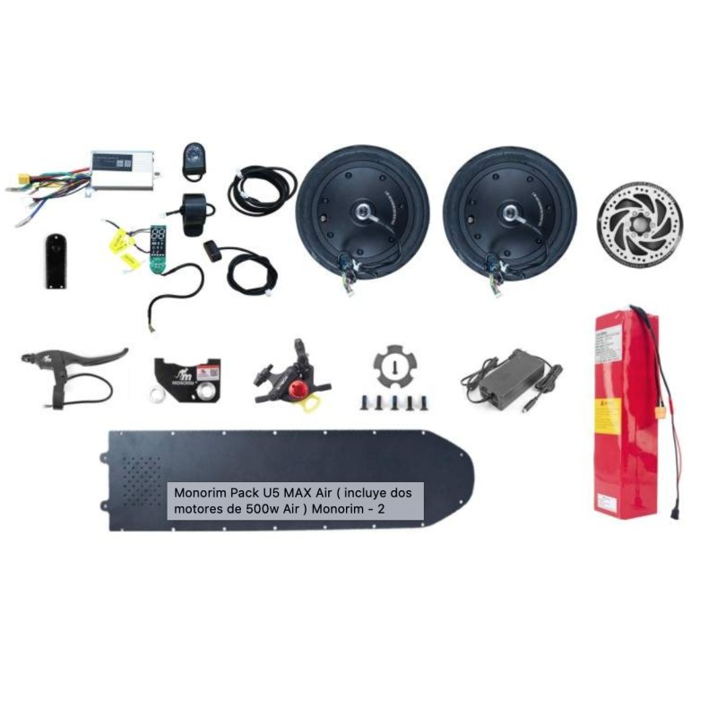 Monorim Pack U5 MAX Air (két 500 W-os Air motort tartalmaz) Monorim - 1 
Tartalmaz két 500 W-os Air motort tömlő nélküli léggumi