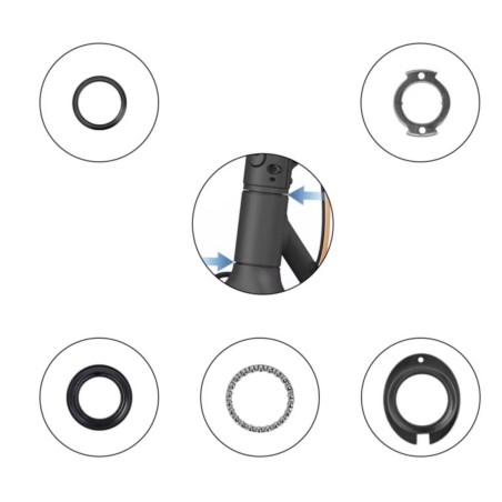 Kit sterzo e cuscinetti per Segway F2, F2 Plus, F2 Pro o simile Segway - Ninebot - 1 Compatibile con Segway F2, F2 Plus, F2 Pro 