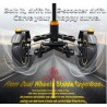Monorim X3 suspension avant double roue pour Ninebot Max G30 & scooters similaires – Rechange & amortisseur Monorim - 1 Kit amor
