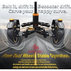 Monorim X3 Max Air dubbele voorwielophanging voor Ninebot Max G30 & vergelijkbare scooters – Reserveonderdeel & demper Monorim -