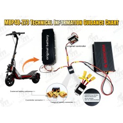 Bateria externa Segway ZT3 Pro 48V 13.5Ah MBp48-ZT3 | Amplia autonomia y rendimiento  - 1  