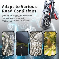 Esivedrustus Monorim MZ3 Plus Dual Air Segway ZT3 parem soidumugavus  - 3  