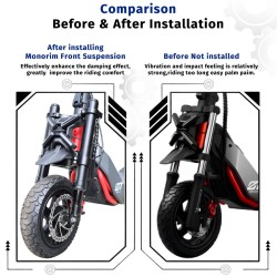 Perednyaya amortizatsiya Monorim MZ3 Plus Dual Air dlya Segway ZT3 povyshennyy komfort  - 4  