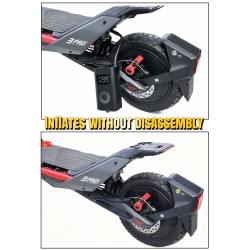 Monorim MZR3 Pro luftdaempare foer Segway ZT3 elscooter i 145mm och 165mm version  - 4  