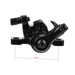 Stabdziu komplektas elektrinis paspirtukas HX X7 X8 trosas diskas suportas ir kaladeles  - 2  