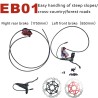 Kit completo de travões hidráulicos Monorim EB01 de 4 pistões - manetes, pinças, cabo e disco de travão Monorim - 7 Kit completo