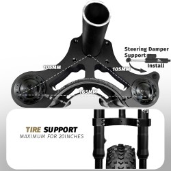 Suspensao dianteira Monorim MD0 Coil Spring 490mm x 165mm  - 14 
Compatibilidade: Monorim MD0 Coil Spring 490mm x 165mm para mon