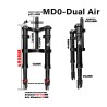 Priekine pakaba Monorim MD0 Dual Air Version 490mm x 165mm  - 10 
Suderinamumas: skirta konfiguracijoms su 490mm x 165mm matmeni