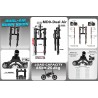 Monorim MD0 Dual Air Version 490mm x 165mm framfjadring  - 13 
Kompatibilitet: for montage som kraver matt 490mm x 165mm (kontro