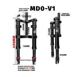 Suspensie fata Monorim MD0-V1 pentru Xiaomi M365/Pro  - 11 
Compatibilitate: Monorim MD0-V1 pentru Xiaomi M365/Pro si modele com