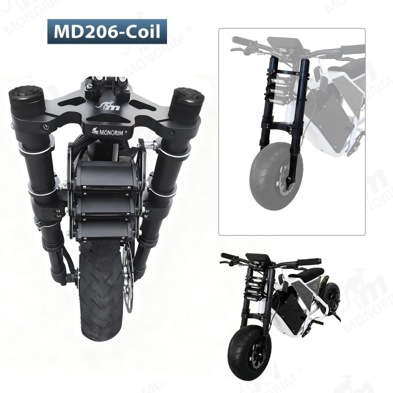 Priekine pakaba Monorim MD206 Coil Spring version 490mm x 206mm  - 8 
Suderinamumas: priekine pakaba Monorim MD206 Coil Spring v
