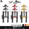 Suspensao dianteira Monorim MD206 Coil Spring version 490mm x 206mm  - 9 
Compatibilidade: suspensao dianteira Monorim MD206 Coi
