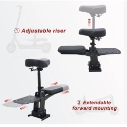 Siège Monorim SCMAX-G2 pour trottinettes Segway Max G2 et G65  - 6  