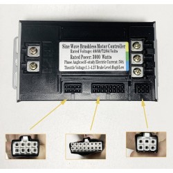 Sinuswellen Brushless Motor Controller Kit 48V 84V 50A 3000W mit Gasgriff und Display  - 14 Produktliste

50A Controller + 1 Gas