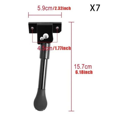 Podstawka boczna do hulajnogi HX X7, HX X8, HX X9 lub podobnego modelu  - 1 
Dokladna kompatybilnosc z HX X7, HX X8, HX X9 i pod