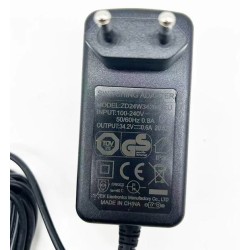 Staubsauger-Netzteil 34,2V 0,6A Ladegerät (ZD24W342060EU)  - 1 34,2V 0,6A kompatibel: für Staubsauger mit diesen Spezifikationen
