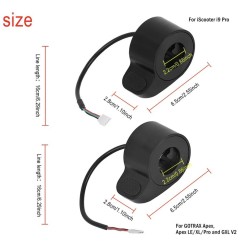 Tragaci acceleratie pentru trotineta Gotrax GXL V2/Apex/Apex Pro/Apex XL/XR Elite sau similar  - 9 Compatibilitate exacta Gotrax