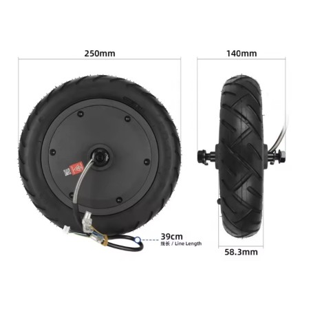 Kompatibilen motor za skiro Xiaomi 5, rezervni del z visokim navorom  - 1 Jasna kompatibilnost: za skiro Xiaomi 5 in podobne mod