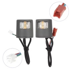 LED blinkry pro kolobezku Xiaomi 5/5 Pro/5 Plus/5 Max nebo podobnou - sada smerovek pro bezpecnost  - 1 
Jasna kompatibilita: pr