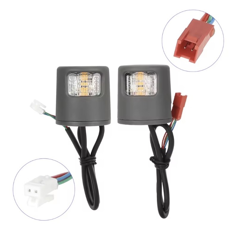 LED-knipperlichten voor Xiaomi scooter 5/5 Pro/5 Plus/5 Max of vergelijkbaar - richtingaanwijzer set  - 1 
Duidelijke compatibil