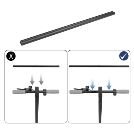 Szeroka kierownica 52cm do Xiaomi M365 Pro Essential 1S  - 9 
Dopasowanie: kierownica 52cm do Xiaomi M365, Pro, Essential, 1S lu