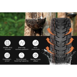 Anvelopă 85/65-6,5 off-road pentru trotinetă electrică Navee N65, Kugoo G-Booster / G2 Pro sau similară  - 7 
Dimensiunea 85/65-
