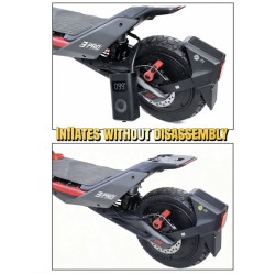 Vzduchovy tlumic Monorim MZR3 Pro pro elektrokolobezku Segway ZT3 145mm a 165mm  - 6  