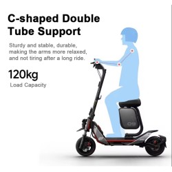 Zitje met 10L opbergkoffer voor Segway E3, E3 Pro, F3, ZT3 Pro en soortgelijk  - 2 
Compatibiliteit: zitje met 10L opbergkoffer 