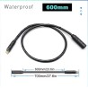 Cabo de motor para bicicleta elétrica e extensão com conector de 9 pinos  - 1 Cabo de motor e/ou extensão para bicicleta elétric