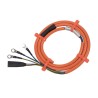 Motorkabel 800W eller högre effekt med 5 Hall-sensorer - tjock kabel hög kvalitet  - 1 Passar elmotorer på 800W eller högre effe