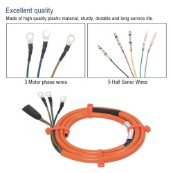 Cable para motor 800W o superior con 5 sensores Hall - cable grueso de alta calidad  - 3 Adecuado para motores eléctricos de 800