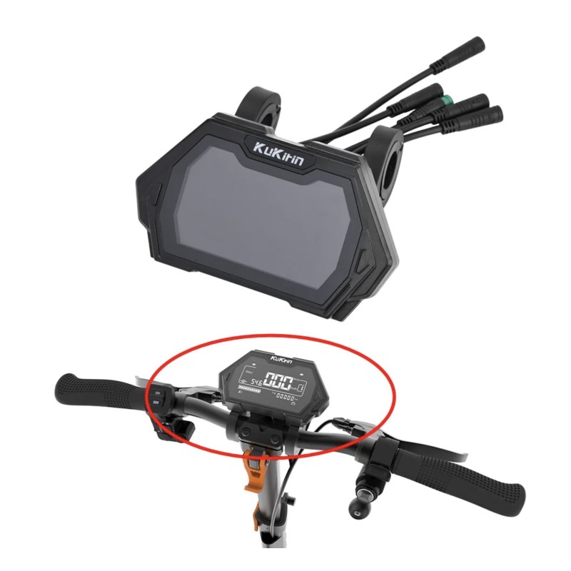 Display cruscotto per monopattino elettrico Kukirin G2 Pro / G2 Max TFM13-FEIMI e TMF13-FEIMI-4  - 1 Compatibile con monopattini