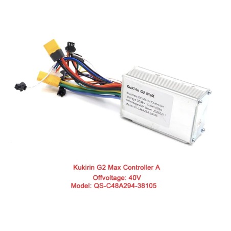 Riadiaca jednotka 48V pre Kukirin G2 Max DC motor bez kefiek  - 1 
Kompatibilná s kolobežkou Kukirin G2 Max a 48V DC motorom bez