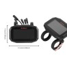 Pinakas elegchou othoni Kukirin G3 Pro LCD dashboard