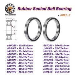 Set sfragismenon roulement RS ABEC7 2 tem 6806RS 6807RS 6808RS 6809RS 6811RS 6812RS 6900RS  - 2 Diathesimo se kodikous 6806RS, 6
