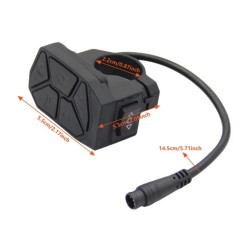 Botonera 7 en 1 de encendido, luces, intermitentes y modos para iScooter iX3, iX4, iX7 Pro, Smartgyro, Urban Glide o similar  - 