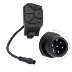 Comando 7 em 1 de ligar, luzes, piscas e modos para iScooter iX3, iX4, iX7 Pro, Smartgyro, Urban Glide ou similar  - 7 Compatíve