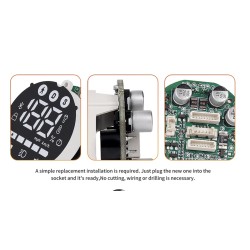 Panou de control sau display pentru trotineta Xiaomi Electric Scooter Elite, ecran bord inlocuire  - 7 
Compatibil cu Xiaomi Ele