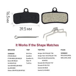 Jarrupalat Shimano Saint M810/M820, Zee M640, XTR M9120, XT M8020, Deore MT520 ja TRP Quadiem/Slate T4  - 2 
Sopivat useisiin lu