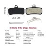 Bremsbeläge Shimano Saint M810/M820, Zee M640, XTR M9120, XT M8020, Deore MT520 und TRP Quadiem/Slate T4  - 2 
Passend für zahlr