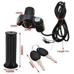 Gaspedal mit Schlüssel und Multimeter  - 1  