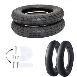 Kits de roues de marque Emove 10 pouces pour Xiaomi PRO Noir - Rouge - Blanc  - 1  